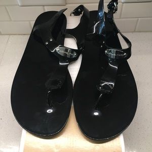 Michael Kors MK Plate Jelly Sandals